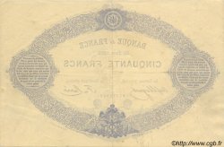 50 Francs 1868, INDICES NOIRS FRANCE  1882 F.A38.12 SUP
