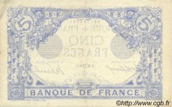 5 Francs BLEU lion inversé FRANCE  1916 F.02bis.04 SUP+