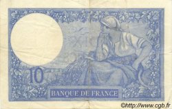 10 Francs MINERVE FRANCE  1920 F.06.04 TTB