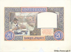 20 Francs TRAVAIL ET SCIENCE FRANCE  1939 F.12.00Ec pr.NEUF