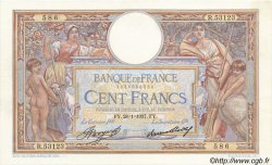 100 Francs LUC OLIVIER MERSON grands cartouches FRANCE  1937 F.24.16 SUP+