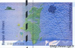 50 Francs SAINT-EXUPÉRY impression FAUTÉE FRANCE  1992 F.72.01F NEUF