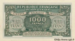 1000 Francs MARIANNE chiffres gras FRANCE  1945 VF.12.01 SPL