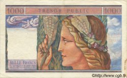 1000 Francs TRÉSOR PUBLIC FRANCE  1955 VF.35.01 pr.SUP