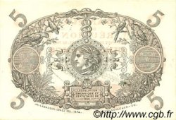 5 Francs Cabasson rouge ÎLE DE LA RÉUNION  1938 P.14 pr.NEUF