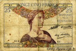 25 Francs ÎLE DE LA RÉUNION  1930 P.23 B+