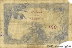 100 Francs ÎLE DE LA RÉUNION  1927 P.24 B+