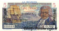 5 Francs Bougainville ÎLE DE LA RÉUNION  1946 P.41s NEUF