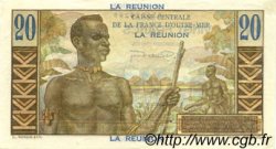 20 Francs Émile Gentil REUNION INSEL  1946 P.43a VZ+