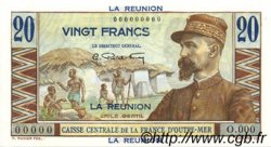 20 Francs Émile Gentil ÎLE DE LA RÉUNION  1946 P.43s NEUF