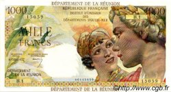 1000 Francs Union Française REUNION ISLAND  1964 P.52s UNC