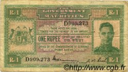 1 Rupee ÎLE MAURICE  1940 P.26 TB+
