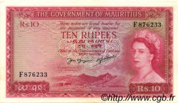 10 Rupees ÎLE MAURICE  1954 P.28 SUP+