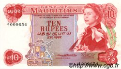 10 Rupees ÎLE MAURICE  1967 P.31a pr.NEUF