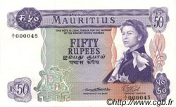 50 Rupees MAURITIUS  1967 P.33a