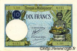10 Francs MADAGASCAR  1926 P.036 SUP