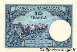 10 Francs MADAGASCAR  1926 P.036 SPL
