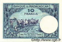 10 Francs MADAGASCAR  1947 P.036 SPL