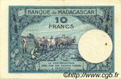 10 Francs MADAGASCAR  1957 P.036 VF+