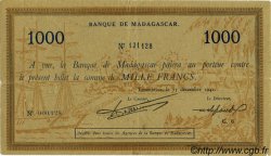 1000 Francs MADAGASCAR  1941 P.043 TTB