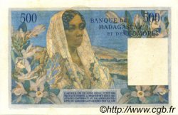 500 Francs MADAGASCAR  1952 P.047a SUP