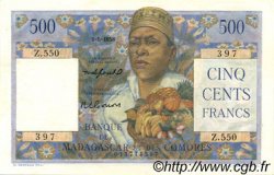 500 Francs MADAGASCAR  1958 P.047b pr.SPL