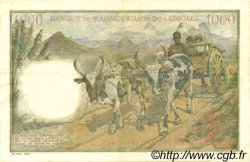 1000 Francs MADAGASCAR  1953 P.048b TTB