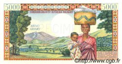 5000 Francs - 1000 Ariary MADAGASCAR  1966 P.060bs pr.NEUF