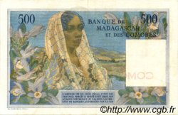 500 Francs KOMOREN  1963 P.04b VZ+