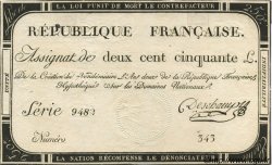 250 Livres FRANCE  1793 Laf.170 TTB+