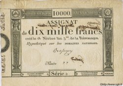 10000 Francs FRANCE  1795 Laf.177b TTB+