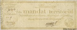 250 Francs FRANCE  1796 Laf.202 TTB+