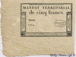 5 Francs FRANCE  1796 Laf.207 SPL