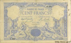 100 Francs 1882 FRANCE  1885 F.A48.05 B à TB