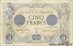 5 Francs NOIR FRANCE  1873 F.01.18 TB