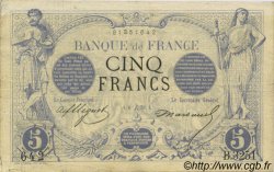 5 Francs NOIR FRANCE  1873 F.01.24 TB