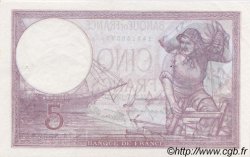 5 Francs FEMME CASQUÉE modifié FRANCE  1939 F.04.03 pr.SPL