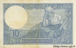 10 Francs MINERVE FRANCE  1926 F.06.11 SUP+