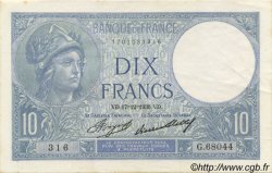 10 Francs MINERVE FRANCE  1936 F.06.17 SUP+