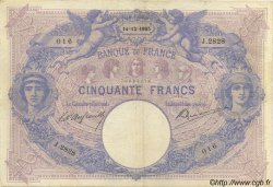 50 Francs BLEU ET ROSE FRANCE  1905 F.14.17 TB