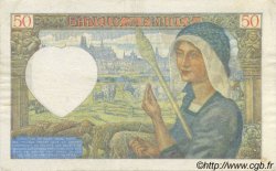 50 Francs Jacques CŒUR FRANCE  1941 F.19.10 TTB