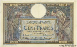 100 Francs LUC OLIVIER MERSON sans LOM FRANCE  1919 F.23.11 pr.SUP