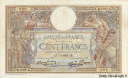 100 Francs LUC OLIVIER MERSON type modifié FRANCE  1938 F.25.25 TTB+