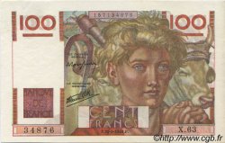 100 Francs JEUNE PAYSAN FRANCE  1946 F.28.05 pr.SPL