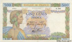 500 Francs LA PAIX FRANCE 1940 F.32.03