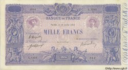 1000 Francs BLEU ET ROSE FRANCE  1919 F.36.34