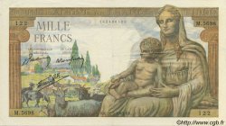 1000 Francs DÉESSE DÉMÉTER FRANCE  1943 F.40.24 SUP+