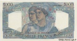 1000 Francs MINERVE ET HERCULE FRANCE  1946 F.41.17 NEUF