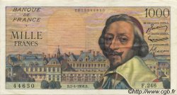 1000 Francs RICHELIEU FRANCE  1956 F.42.20 TTB+