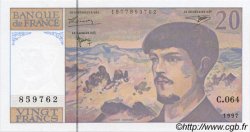 20 Francs DEBUSSY modifié FRANCE  1997 F.66ter.02-64